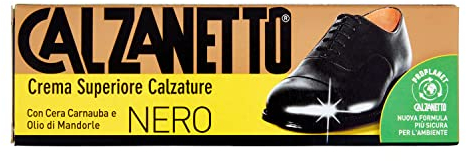Calzanetto Crema per Calzature, Nero, 50ml