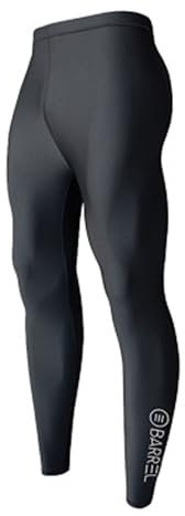 Letuwj Set da uomo Rash Guard Costume da bagno completo Protezione solare Tuta da surf Muta a maniche lunghe Pantaloni lunghi, Pantaloni neri., Large