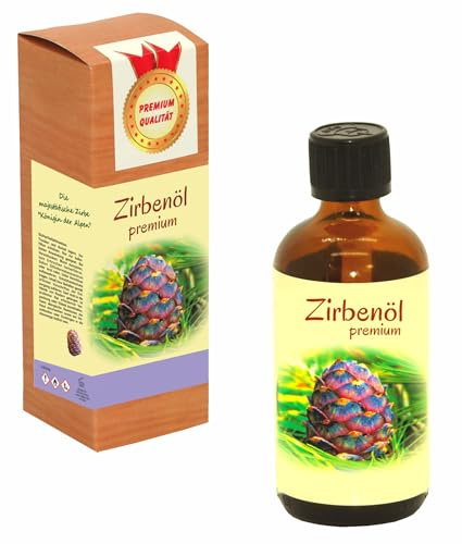 Premium-Zirbenöl - naturreines, ätherisches Zirbelkiefernöl aus Österreich, als Duftöl, für Raumduft-Diffuser, zur aromatischen Anwendung; (30 ml)