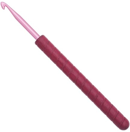 Addi Unicorn Häkelnadel 4,50 mm - 1 Stück in Lila und Pink