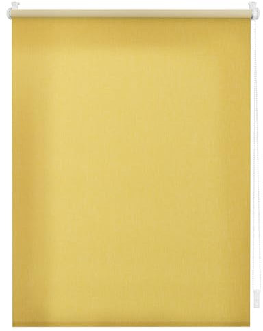 Lichtblick Thermo-Rollo Madrid ohne Bohren, lichtdurchlässig Gelb, 80 cm x 190 cm (B x L)