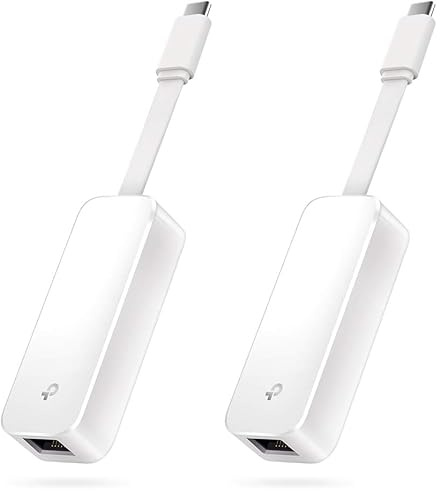 TP-Link Adaptateur USB C vers Ethernet Gigabit UE300C, RJ45 Réseau 1Gbps, Compatible avec Windows 11, MacOS, Chrome OS, Linux, MacBook Pro Air M2 M1 2022, iPad Pro Air, Surface Go, Galaxy S22 Ultra