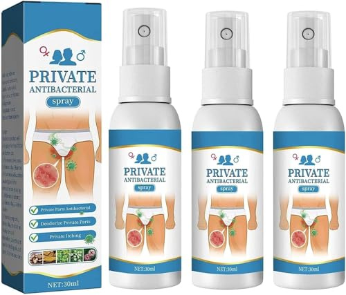 Spray antibatterico per le parti intime, rinfrescante e lenitivo istantaneo, antiprurito corpo batteriostatico per uomo e donna