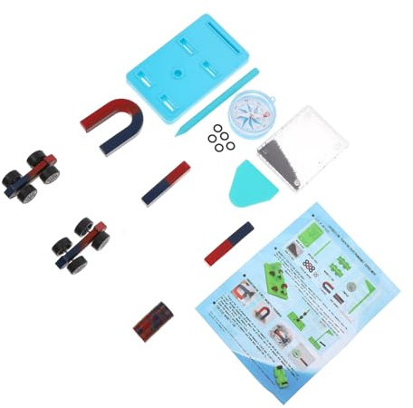 Garneck Physik Experimentierset Magnetismus Kinder Magnetisches Lernset Mit Lehrmagnet Für Grundschule Wissenschaftsentdeckung Im Unterricht