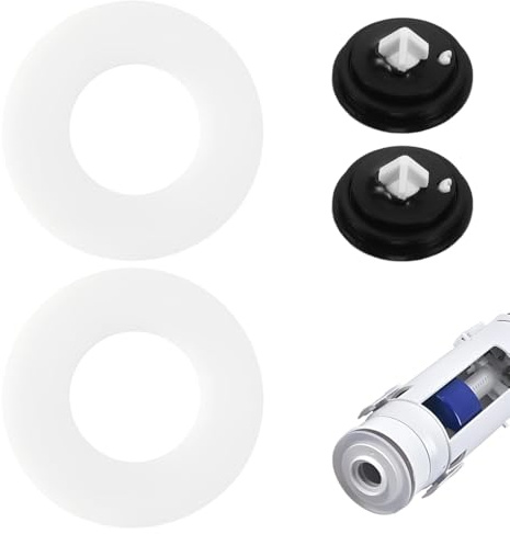 DOKRIN Rondelle per rubinetti e valvole,Valvola di scarico a membrana con guarnizione in 4 pezzi, tappo in gomma per arresto acqua inferiore, valvola di scarico per serbatoio dell'acqua del water
