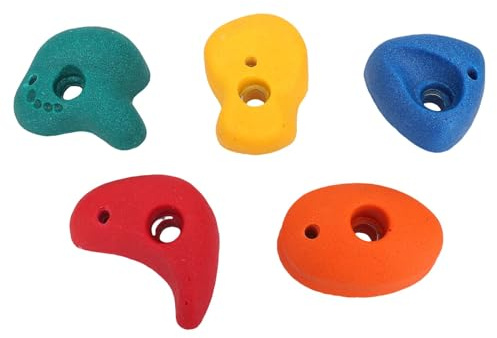 Srliya l'escalade Murale Maintient 5 Pcs Grimpe pour Les Enfants pour Les Enfants de Petite Taille en Résine en Résine Mur d'escalade pour Extérieur Intérieur