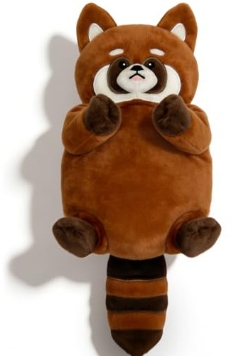 Bouillotte Red Panda pour Ventre, Coussin Chauffant aux noyaux de cerise | Sac Magique Lavable et Micro-ondable pour Chaleur Humide, pour Ventre, Cou, Épaules, Muscles et Articulations