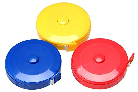 JINGYAN Metri a nastro 2 PZ 1.5M Misura del nastro Righello Portatile Mini Cintura metrica retrattile Attrezzi di misurazione