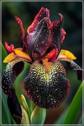 Ideal para Climas con Estaciones - Pétalos Sedosos y Multidimensionales - Bulbos de Iris - Iris bulbos-10 Bulbos-G