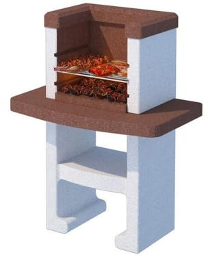 1 PZ BARBECUE IN CEMENTO VULCANO CON GRIGLIA cm. 90x58x118 h - Kg. 180 NextradeItalia Mod.FERX.VITJGGGC