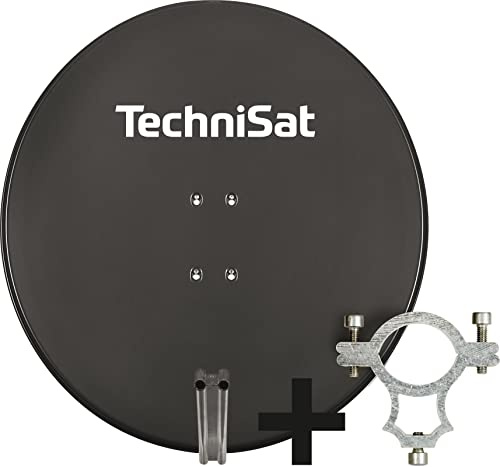 TechniSat Satman 850 Plus satellitantenn grå Satman 850 Plus, 38,2 dBi, 21°, grå, aluminium, 85 cm, 4,8 kg