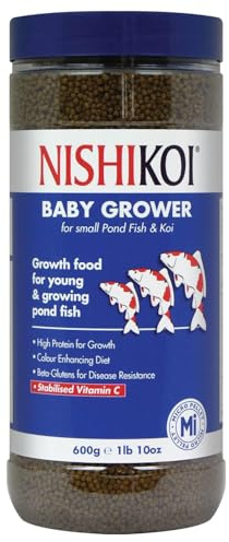 Nishikoi Baby Grower Pond Fish Food Pellets (600g - Growth)