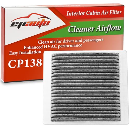 EPAuto CP138 (CF10138) Cabin Air Filter with Activated Carbon Replacement for Toyota Highlander (2001-2007), Lexus IS300 (2001-2005), RX300 (1999-2003)
