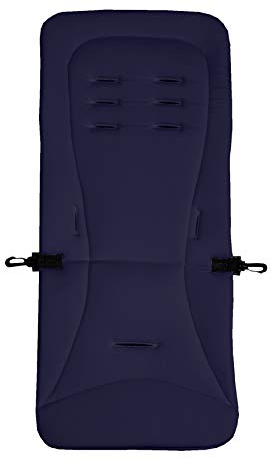 Altabebe (AL3011-01) Sitzauflage Buggy Einlage Kinderwagen Zubehör - Sitzunterlage - Memory Foam - Atmungsaktiv - Baby Sitzauflagen und Unterlage 75x35 cm - Farbe: blau