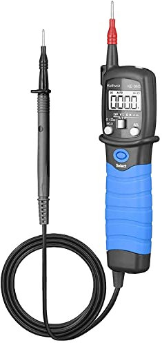 Digital Pocket Multimeter Auto Ranging Multi Meter Electric Probe Tester Kit, Kethvoz 38C Pen-type Voltage Resistance Capacitance Continuity Diode Tester with Buzzer Backlit LCD Screen and Torch