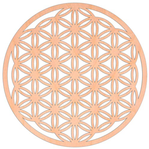 ProArts Wanddekoration Blume des Lebens 30 cm x 30 cm – perfekte Dekoration für Ihr Haus, Bar, Wanddekoration in Form einer Blume des Lebens – Baum Dekoration (30 cm, Flower Of Life)
