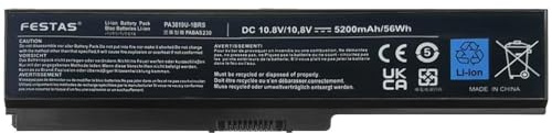PA3817U-1BRS PABAS228 Akku für Toshiba Satellite C650 C660 C670D L770 L775 L750 akku Laptop (6 Cellules 5200mAh 10.8V) | L750 L755 L775 C650 C650D C655 C660 C660D C665 C670 C670D Series PA3819U-1BRS PABAS228 Laptop