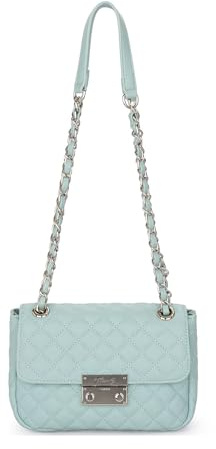 Princely London Handtasche Jacky - Elegante Umhängetasche Damen - Crossbody Bag mit Reißverschluss, Schultergurt & 2 Innenfächern