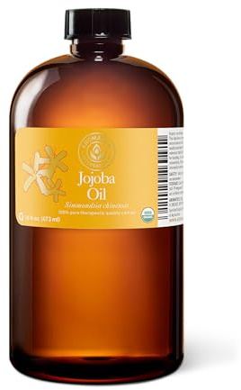 Aromatics International Jojoba Oil 16 fl oz – 100% Pure, Cold-Pressed, Unrefined, Natural Moisturizer for Skin, Hair, and DIY Beauty Products