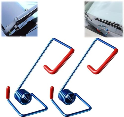 2 Stück Scheibenwischerarm-Druckfeder-Booster, Wischerarm-Feder-Druckfeder-Set, Wischerarm-Booster-Feder, Auto-Scheibenwischer-Ersatzwerkzeug