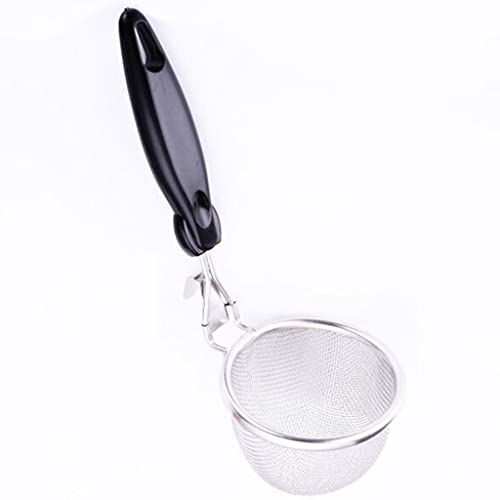 MIROOOO Cuchara Ranurada Colador de Pasta Colador de Malla Fina Colador de Acero Inoxidable Olla Caliente Colador de Pasta Espumadera de Cocina Coladores para Cocina Espumadera(Color:B)