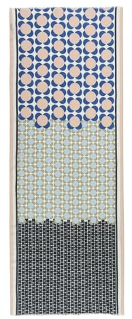 Marc O'Polo Damen Schal mit Allover-Print leicht, Mehrfarbig (Multi), One Size