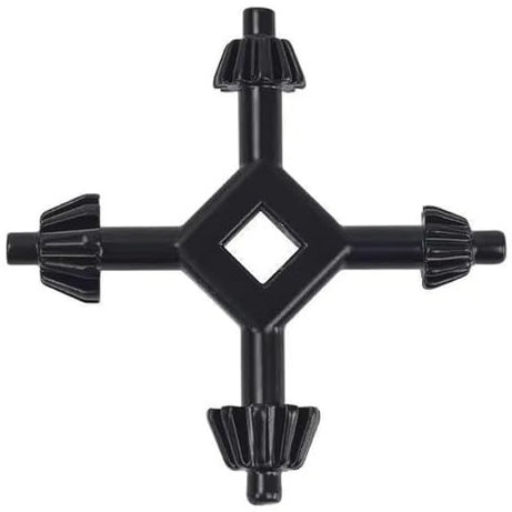 Chuck Key for Electric Drill, 4 in 1 Multifunctional Steel Chuck Key, Durable Master Key for Tightening and Loosening, Compatible with Most Drills and Power Tools