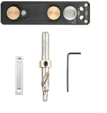 Gabarit de perçage profilé en aluminium - Outil de bricolage - Guide de perçage - Positionnement