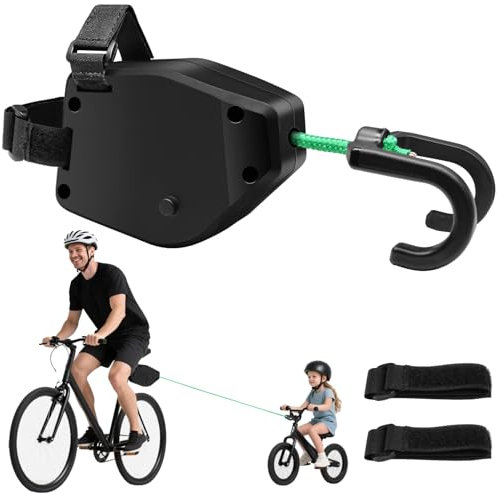 MAIKEHIGH Bike Tow Rope for Kids, Retractable Towing Strap System for Parent-Child Pull Traction Behind Bicycle Outdoor Cycling MTBs
