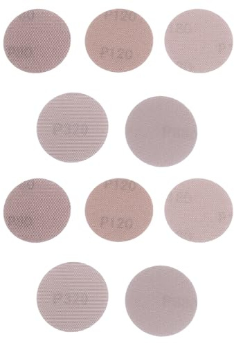 Create idea 3 Inch 74MM Sanding Discs Hook and Loop 80 120 180 320 600 Grit Mesh Sanding Discs