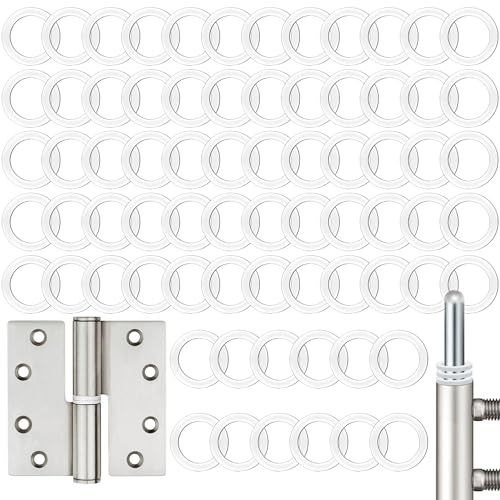 Fitschenringe Zimmertüren Kunststoff 100 Stück 1mm & 2mm Unterlegscheiben Türscharnier 10,2 mm X 15 mm Montageringe Ohne Abriebspuren Fitschenringe