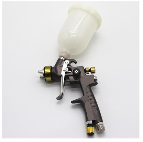 Pistola a Spruzzo, Pistola a spruzzo for vernice da 1,3 mm Pistola a spruzzo MiNi Pistola a spruzzo for vernice con alimentazione a gravità Tazza da 600 ml Pistola a spruzzo for vernice MiNi