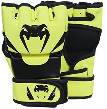 Jiuvaso Gants MMA Gants D'entraînement de Gants de Boxe Portables en Cuir PU Confortables Gants de Sac d'arts Martiaux pour Hommes Femmes Unisexe, Vert