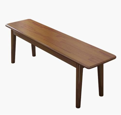 Bondgård Matbänk i trä, massivt trä, entré och utomhussittplatser 180 cm/70,9 tum, sängbord och vardagsrumsmöbler (brun)