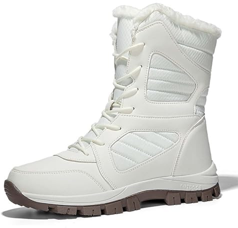 Sobzia Scarponi Sci Donna Termiche Calde Doposci Dopo Sci Invernali Impermeabili Scarpe Da Neve Stivali Con Fodera Imbottiti Stivaletti Snow Boots Per All'Acqua Trekkin