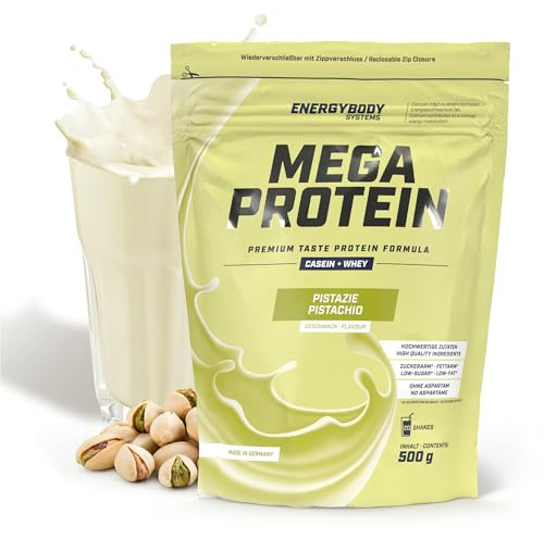Energybody Mega Protein Pistazie 500 g, Eiweißpulver