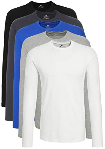 Lower East Hombre Mit Rundhalsausschnitt Camisa Manga Larga Not Applicable, Multicolor (Multicolormulticolor), XXX-Large
