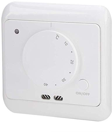 Cafopgrill fussbodenheizung Thermostat, Wandthermostat mit Luftfeuchtigkeitssensor Fu?bodenheizung-Thermostat, 16A, 230V, Temperaturregler für Fu?bodenheizung Sensor