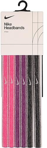 Nike Headband 6er Pack (one Size, pink/Violet)