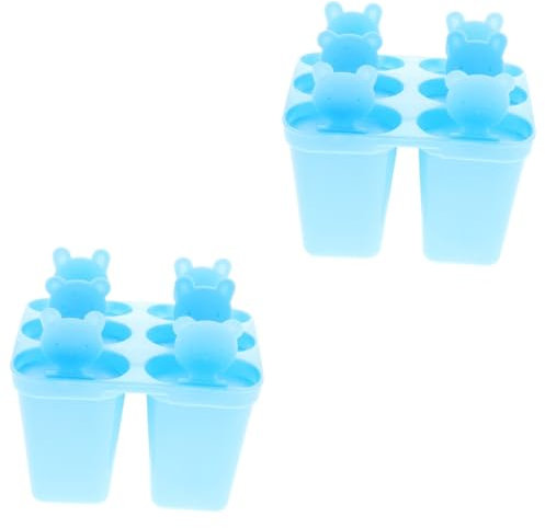 ABOOFAN 2 Pièces 6 moule à glaçons moule glacons s glaces esquimaux s à es glaçon s à glaçons a esquimaux glaçons Avec couverture à e