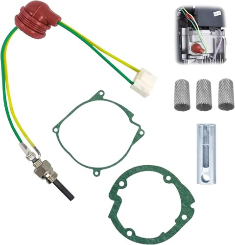 Dixhills Glühkerzen Diesel Standheizungsbausatz Glühkerzen Zusatzheizung für Dieselmotoren Ersatz für 12 V, 3 kW, 5 kW, 8 kW, Keramikstift-Kit