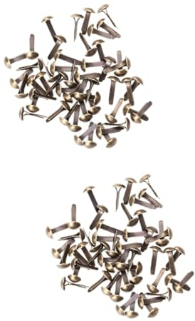 NUOBESTY 200 STK Papierverschlüsse Aus Metall