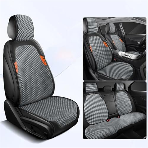 DZSFSTRHRRT Seat Covers For Car Car Seat Cushion For Geometry For Atlas For Coolray For Tugella Four Ice Silk Breathable Auto Protector Pads Car Seat Protector(Dark gray)