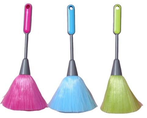 Plumero Esponjoso de 3 Piezas para la Cocina, Cepillo para Teclado de Ordenador, Plumero de Mano de Microfibra, Plumero de Ventana, Plumero para Limpiar