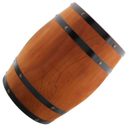 Abaodam Halbes Holzfass Wandbehang Fass Dekoration Weinbar Eimer Barzubehör Rustikale Innendekoration Vintage Accessoires Für Wohnraum Oder Gastronomie