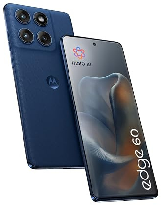 Motorola Smartphone Edge 60 12GB RAM 512GB 5G pOLED Azul Gibraltar Sea