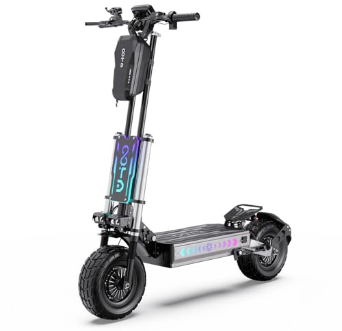 RAYI T90 Patinete Eléctrico para Adultos Todoterreno Potente, Batería 60V 31.2Ah Autonomía 100 km, Ruedas de 13 Pulgadas Todoterreno