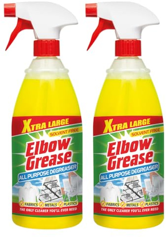 TENLITE Original Degreaser 1L All Purpose Cleaner Dissolves Fat Grime Grease & Oil from Kitchen, Cooker, Bathroom, Outdoor & Fabrics | Solvent-Free Formula - (2, Yellow)