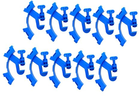 BESPORTBLE 10pcs Aquarium Water Tube Clamp Secure Hose Holder for Fish Tank Water Pipes Easy Installation Stable Fixing Clips for Diverse Aquarium Tubing