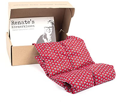 Doppelpack * 2 Hochwertige Körnerkissen * 100% Baumwolle * Bio-Weizen * Größe L (ca. 60x20cm) * Universell einsetzbar * Mikrowelle * Schmerzlinderung * Geschenkbox